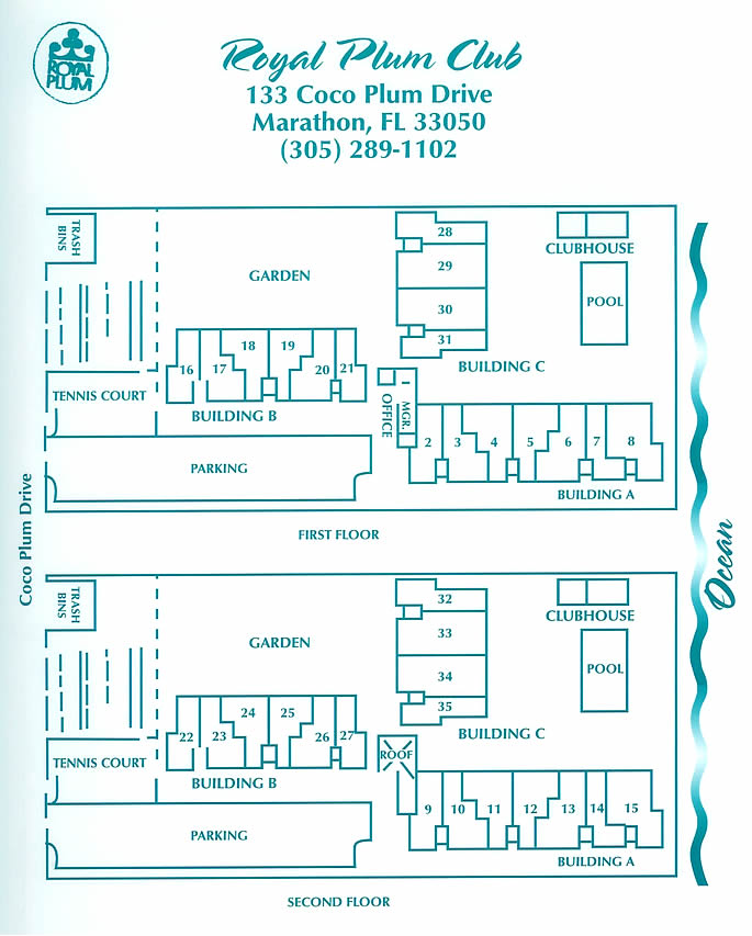 Site Map of Royal Plum Club